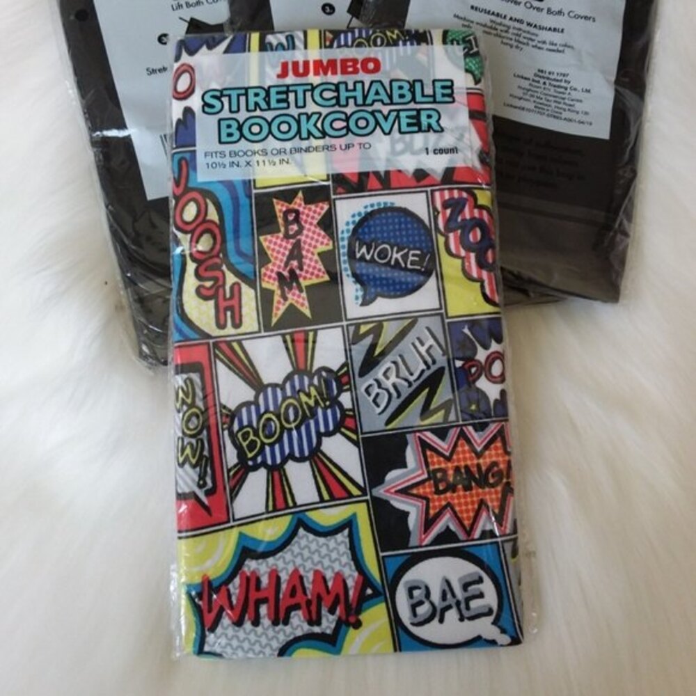 Jumbo Stretchable Book Cover Lot of 4 - Picture 2 of 4